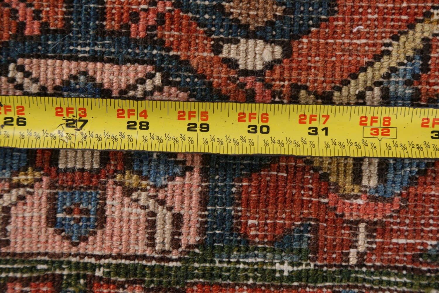 Antique Vegetable Dye Heriz Serapi Persian Area Rug 10x11