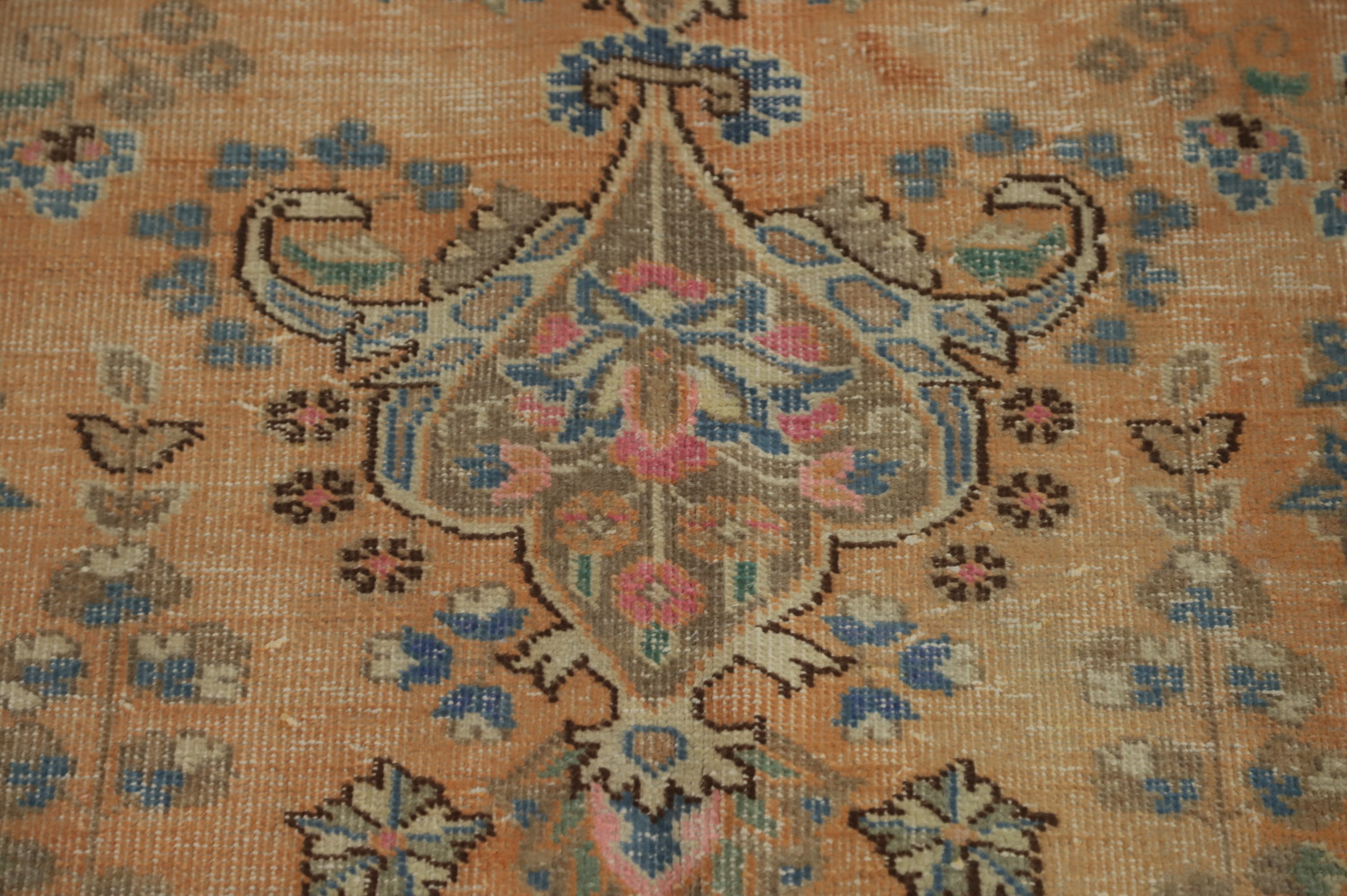 Handmade Wool Mashad Persian Area Rug 9x12