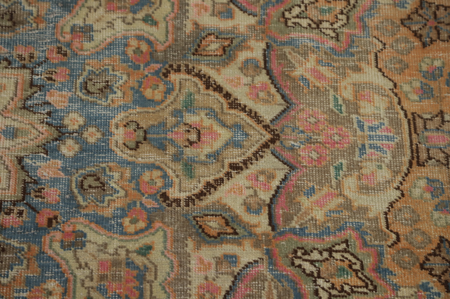Handmade Wool Mashad Persian Area Rug 9x12