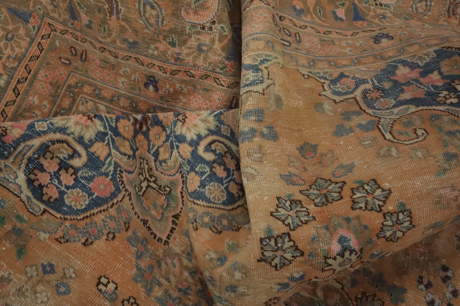 Handmade Wool Mashad Persian Area Rug 9x12