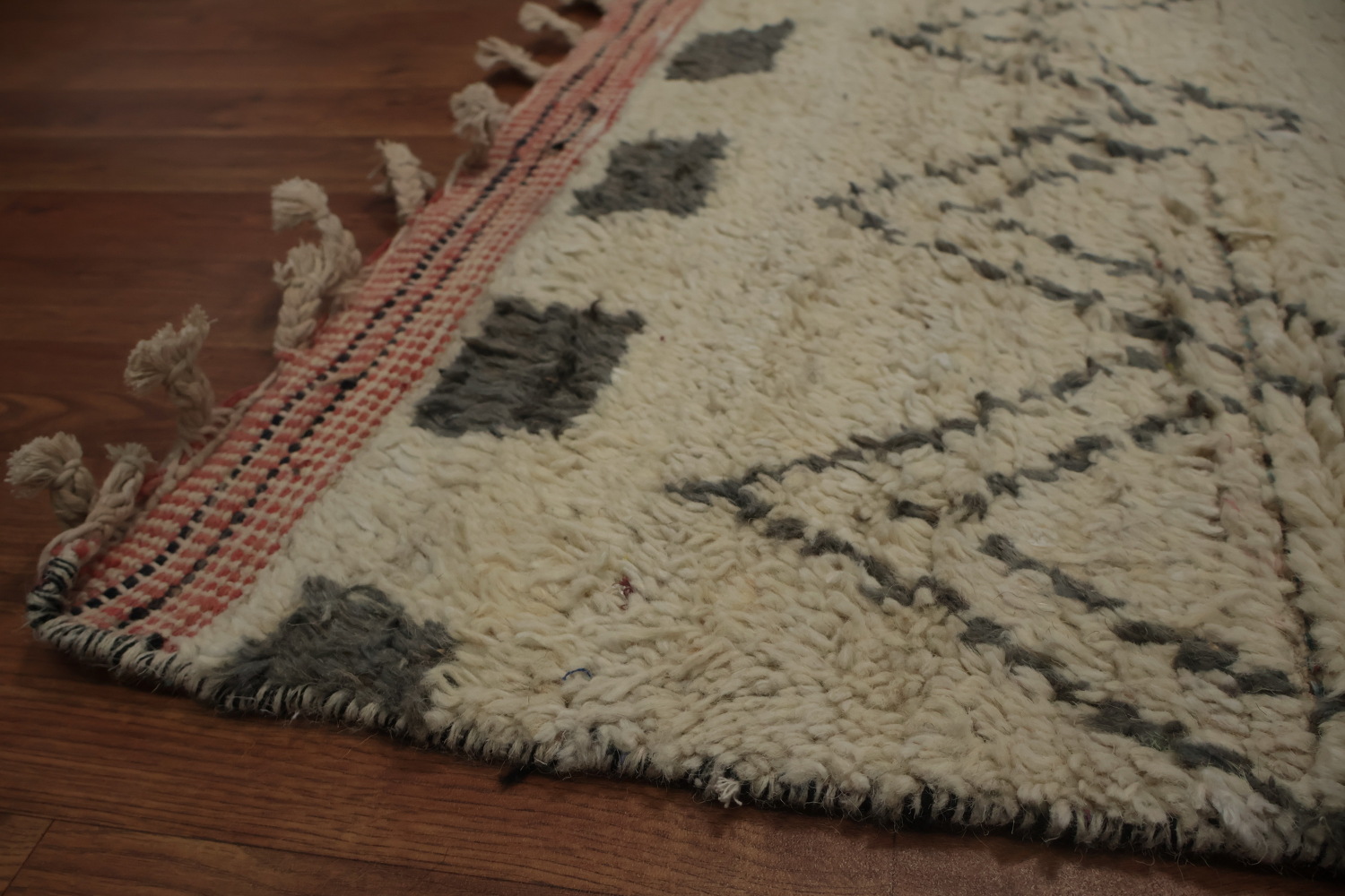 Artisanal Wool Moroccan Large Rug 12x19 with Authentic Tribal Aesthetics