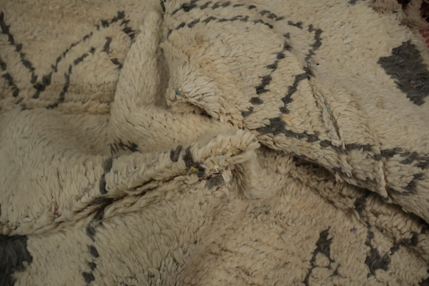 Artisanal Wool Moroccan Large Rug 12x19 with Authentic Tribal Aesthetics