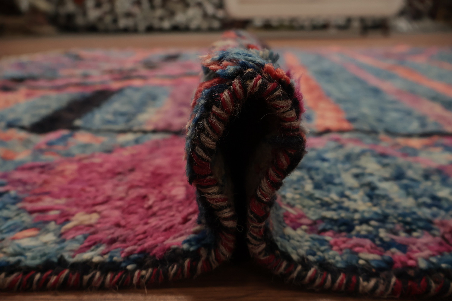 Wool Moroccan Handmade Area Rug 6x10