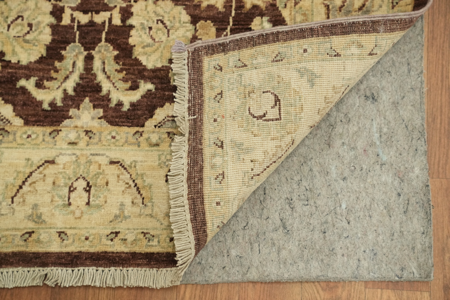 Vegetable Dye Chobi Peshawar Handmade Wool Rug 3x5