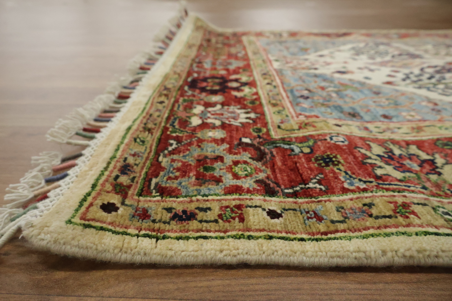 Vegetable Dye Ziegler Wool Area Rug 4x5