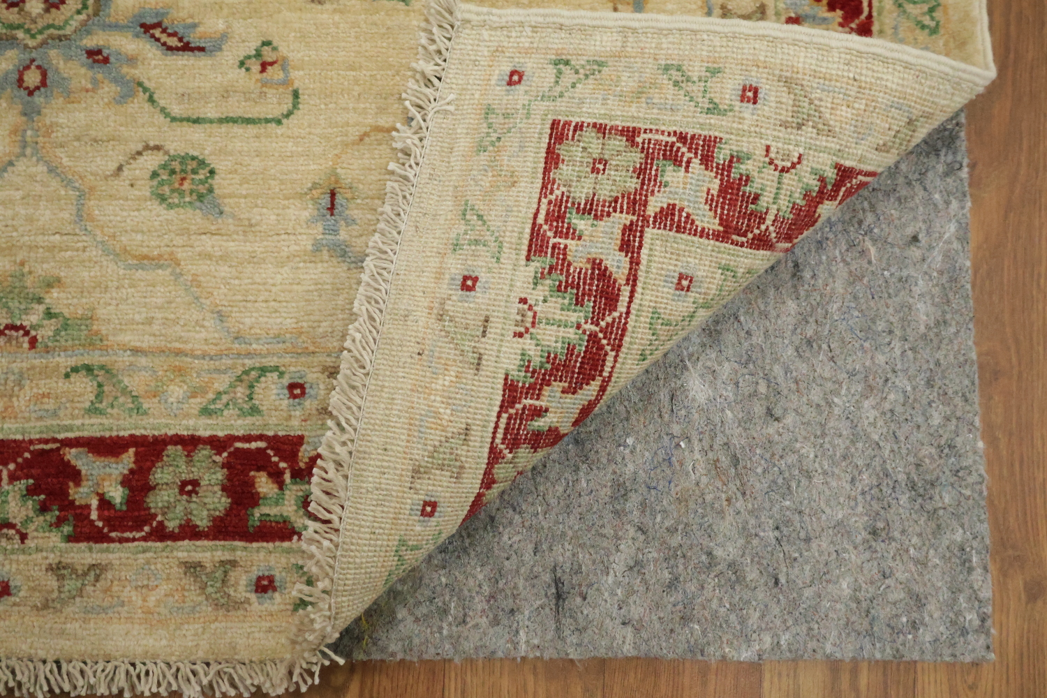 Vegetable Dye Chobi Peshawar Wool Handmade Rug 3x5