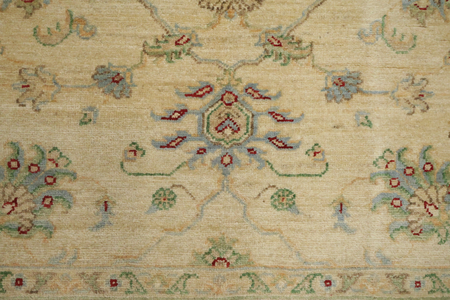 Vegetable Dye Chobi Peshawar Wool Handmade Rug 3x5