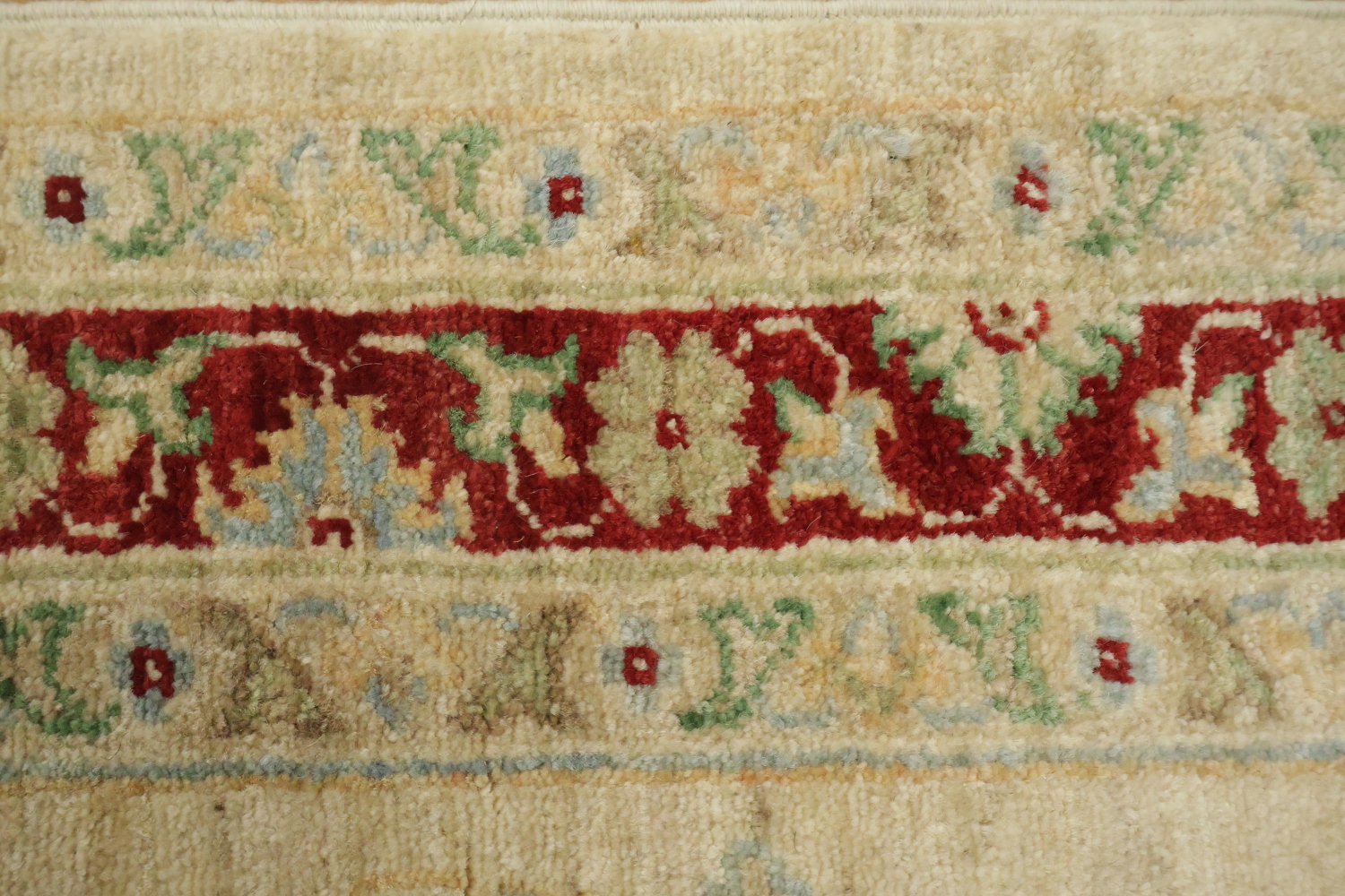 Vegetable Dye Chobi Peshawar Wool Handmade Rug 3x5