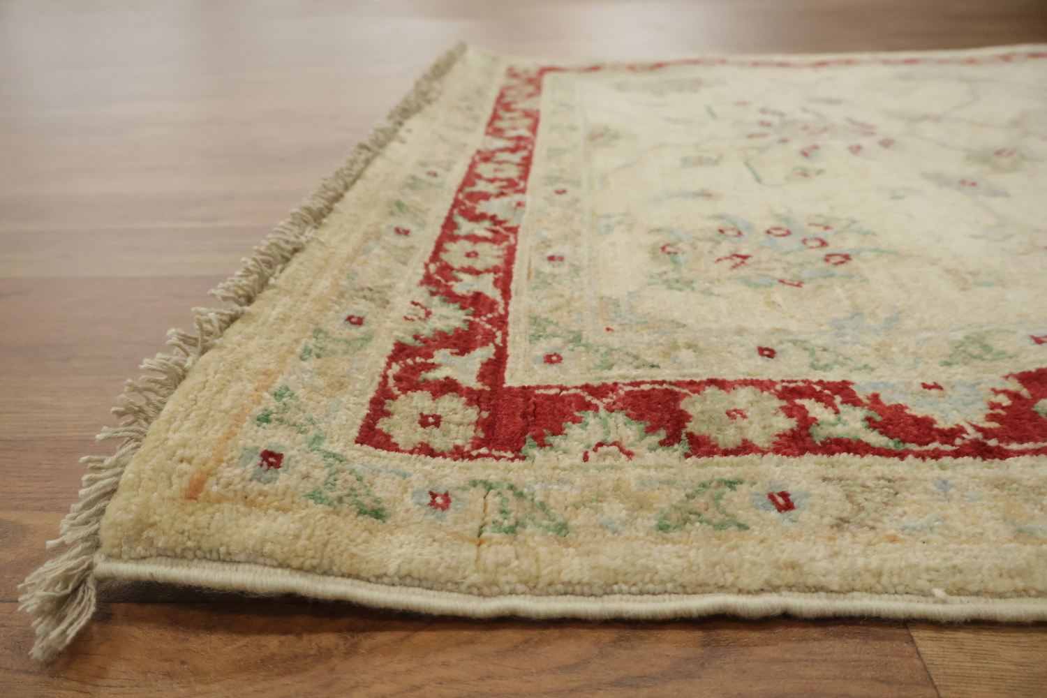 Vegetable Dye Chobi Peshawar Wool Handmade Rug 3x5
