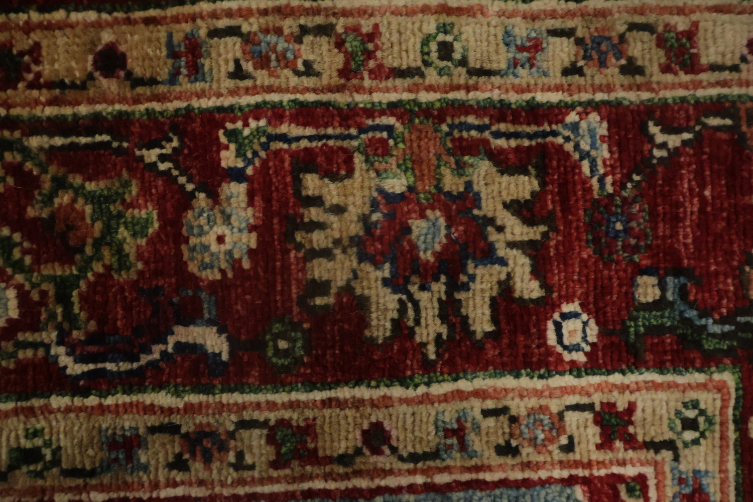 Vegetable Dye Ziegler Handmade Wool Rug 3x5