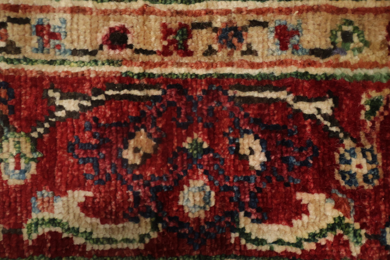 Vegetable Dye Ziegler Handmade Wool Rug 3x5