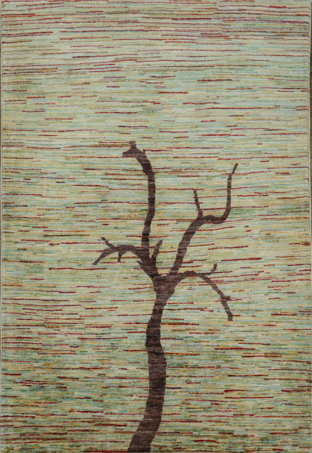 Vegetable Dye Gabbeh Kashkoli Handmade Area Rug 4x6