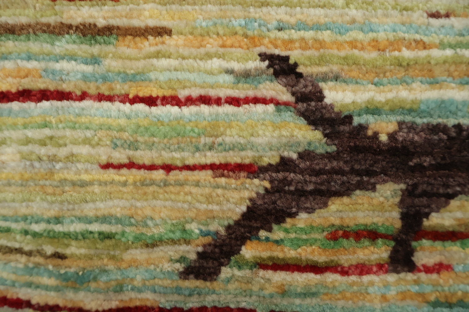 Vegetable Dye Gabbeh Kashkoli Handmade Area Rug 4x6