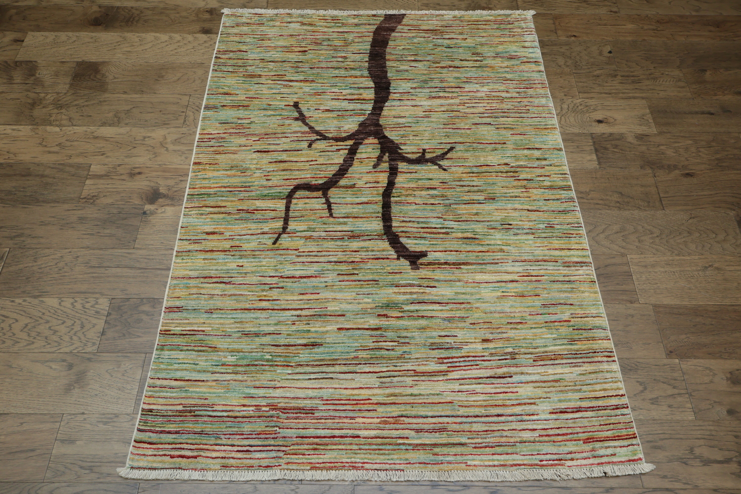 Vegetable Dye Gabbeh Kashkoli Handmade Area Rug 4x6