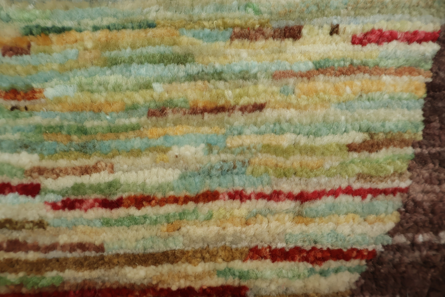 Vegetable Dye Gabbeh Kashkoli Handmade Area Rug 4x6