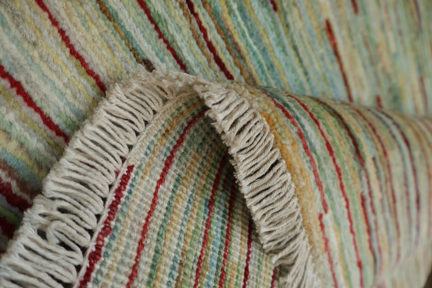 Vegetable Dye Gabbeh Kashkoli Handmade Area Rug 4x6