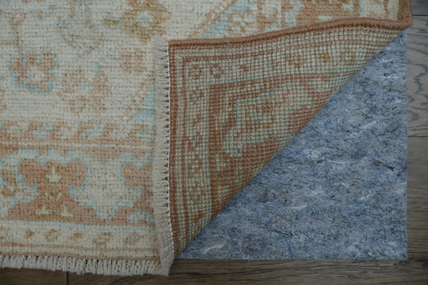 Vegetable Dye Oushak Turkish Area Rug 4x6
