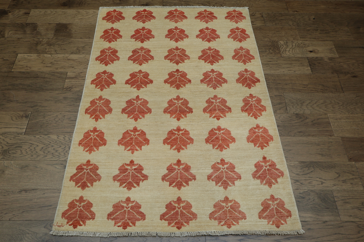 Handmade Gabbeh Kashkoli Wool Area Rug 4x6