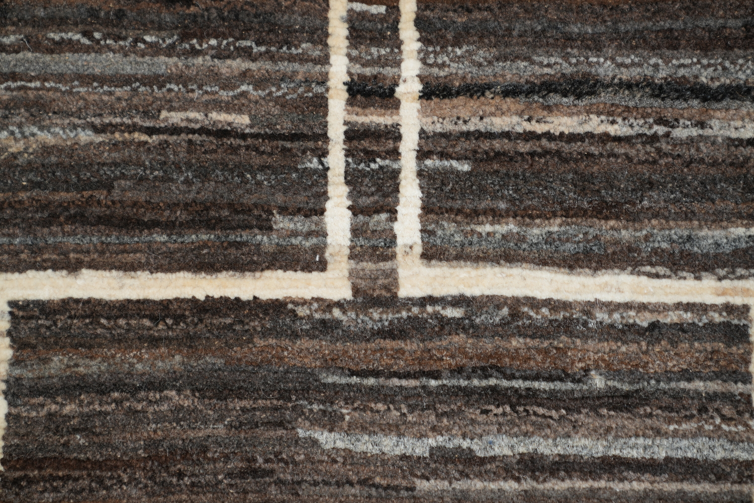 Earth-Tone Gabbeh Kashkoli Wool Area Rug 5x7