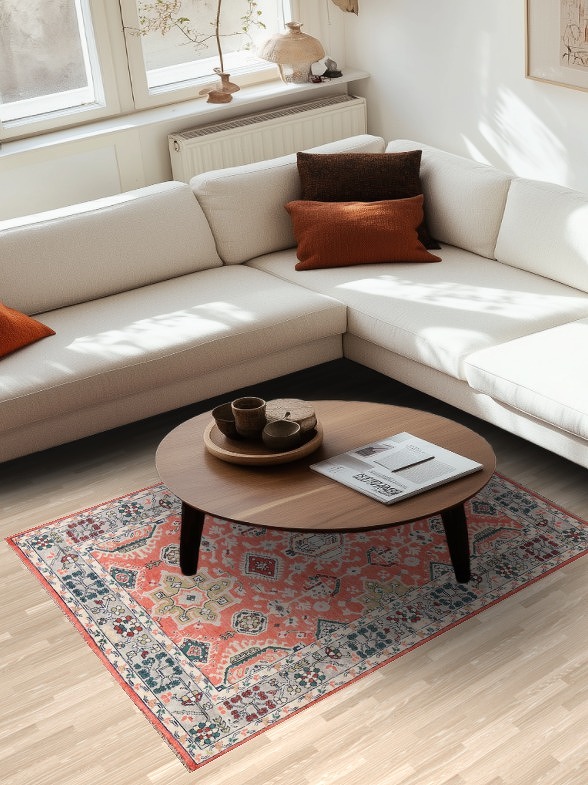 Vegetable Dye Heriz Oriental Area Rug 4x6