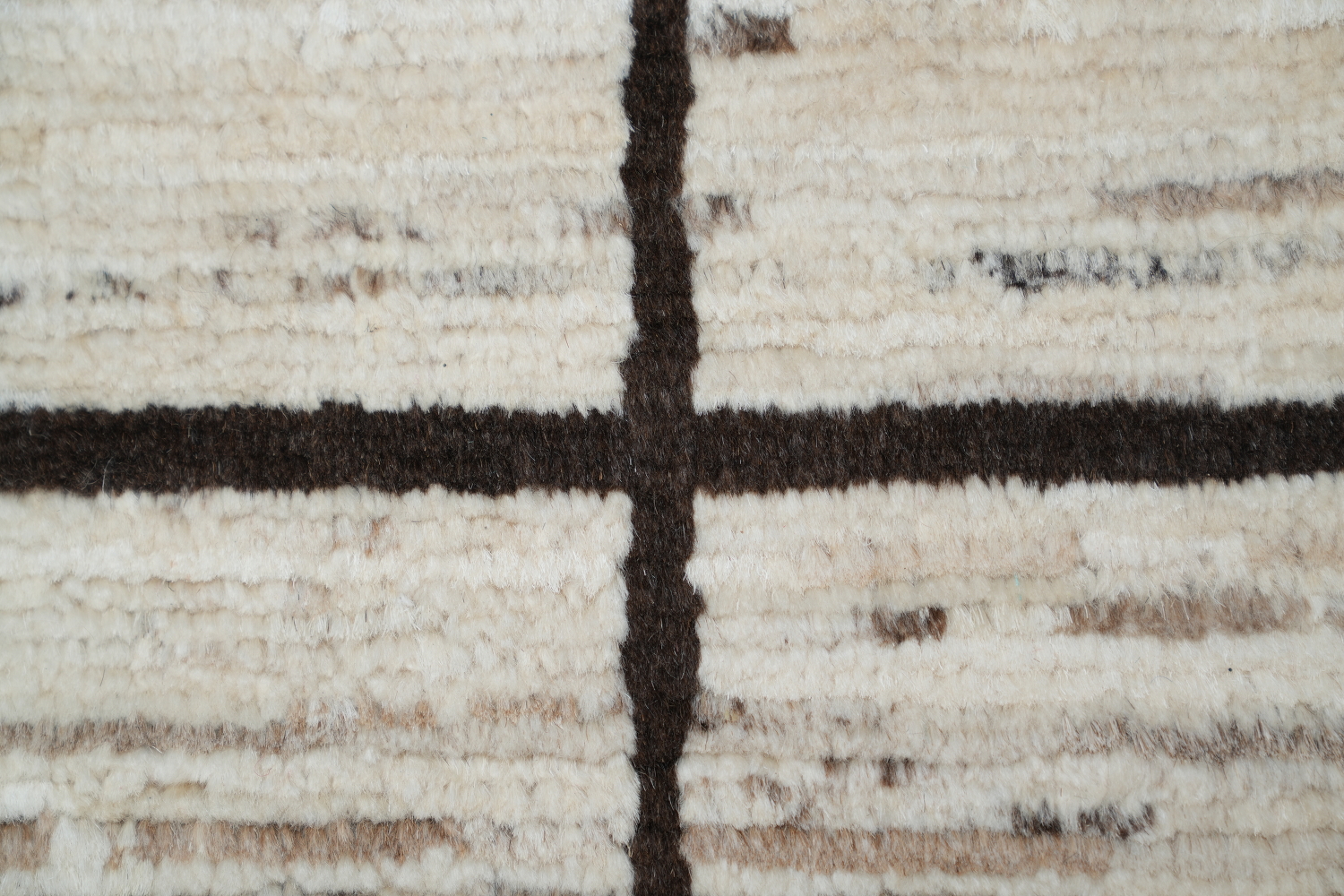 Checkered Gabbeh Kashkoli Square Area Rug 5x5