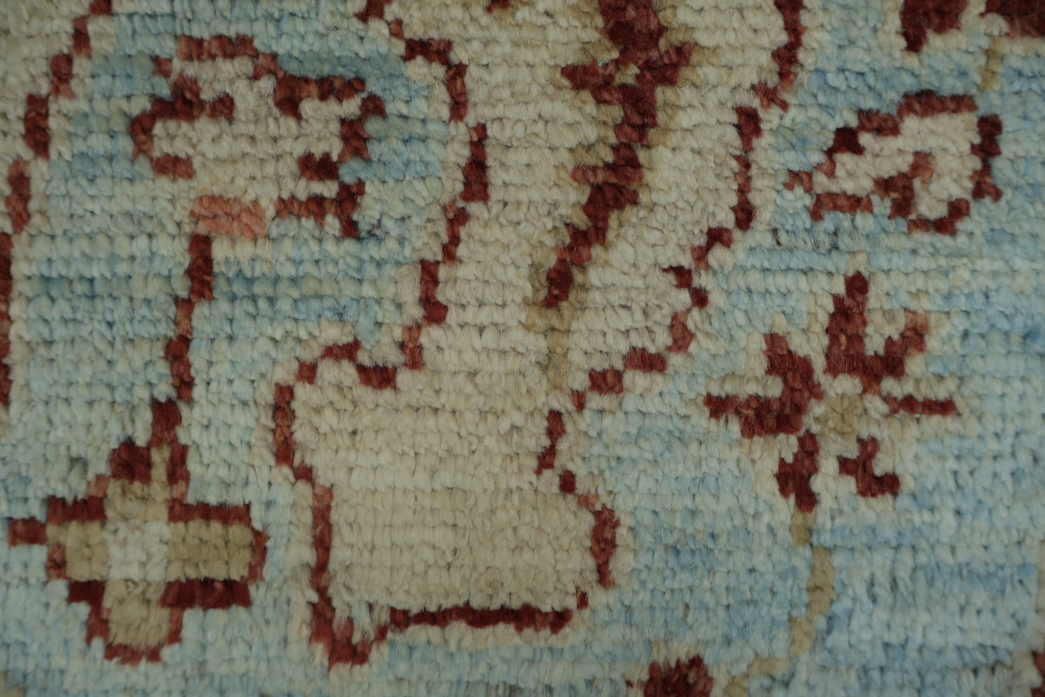 Vegetable Dye Oushak Turkish Area Rug 5x7