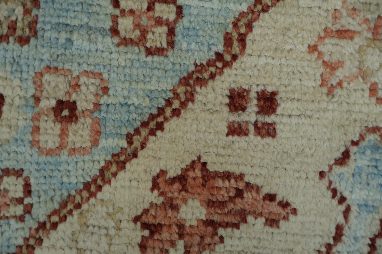 Vegetable Dye Oushak Turkish Area Rug 5x7