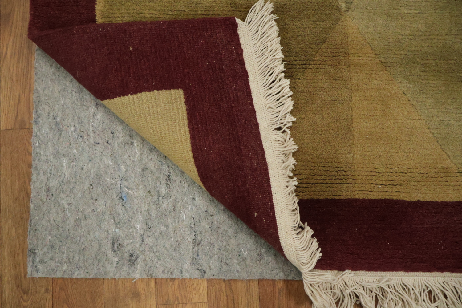 Vegetable Dye Nepalese Wool Area Rug 4x6