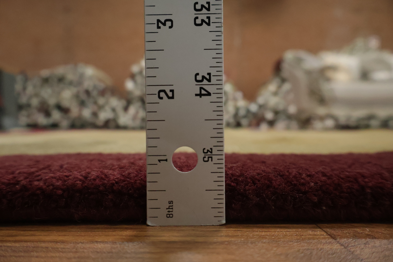 Vegetable Dye Nepalese Wool Area Rug 4x6