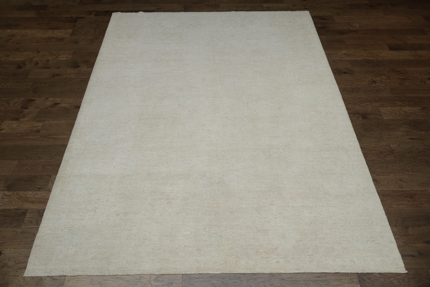 Muted Wool Oushak Turkish Area Rug 9x12