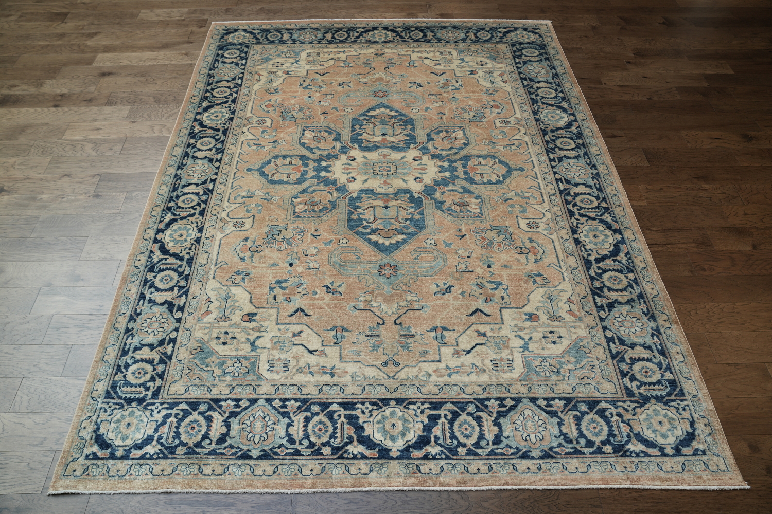 Vegetable Dye Heriz Turkish Area Rug 9x12