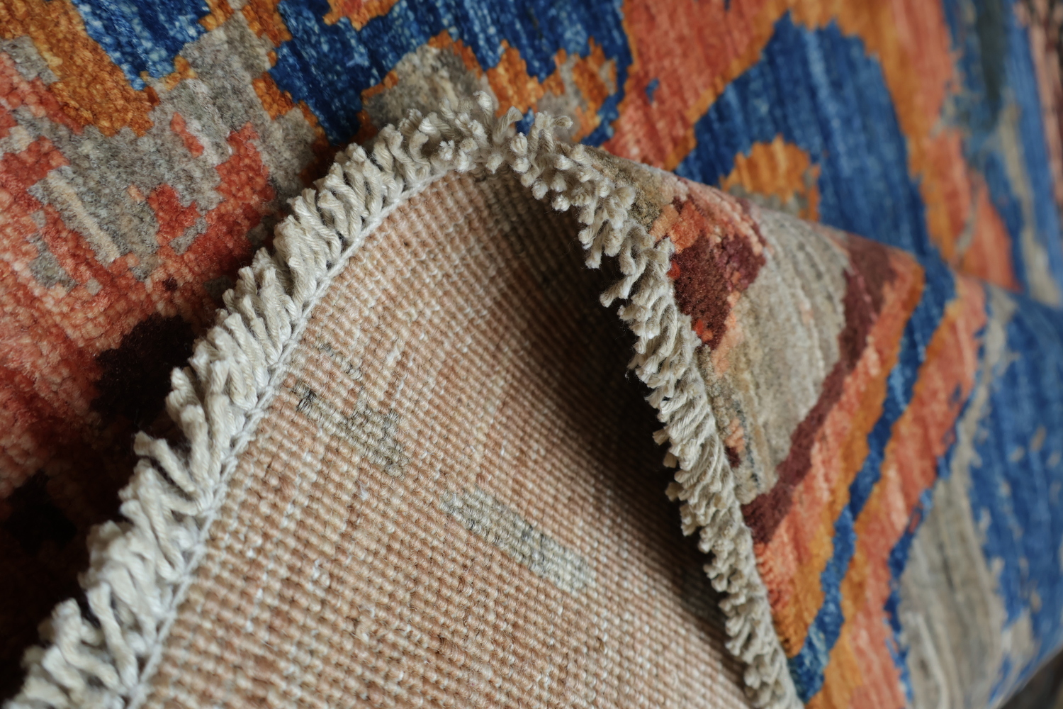 Contemporary Designer Rug Featuring Bold and Expressive Colors 6x8