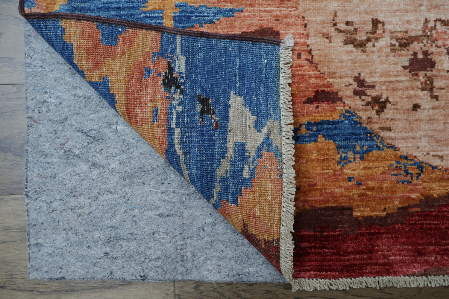 Contemporary Designer Rug Featuring Bold and Expressive Colors 6x8
