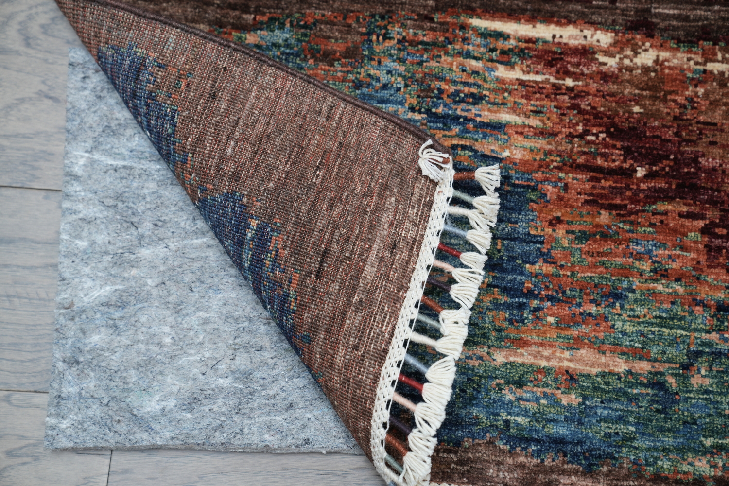 Wool Abstract Oriental Area Rug 6x8