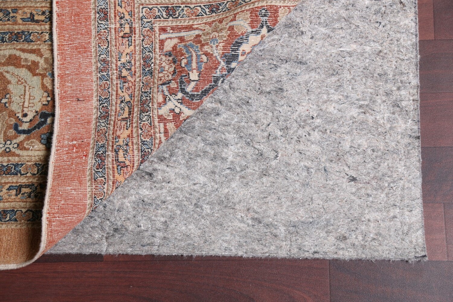 Pre-1900 Antique Vegetable Dye Tabriz Haj Jalili Persian Rug 13x18