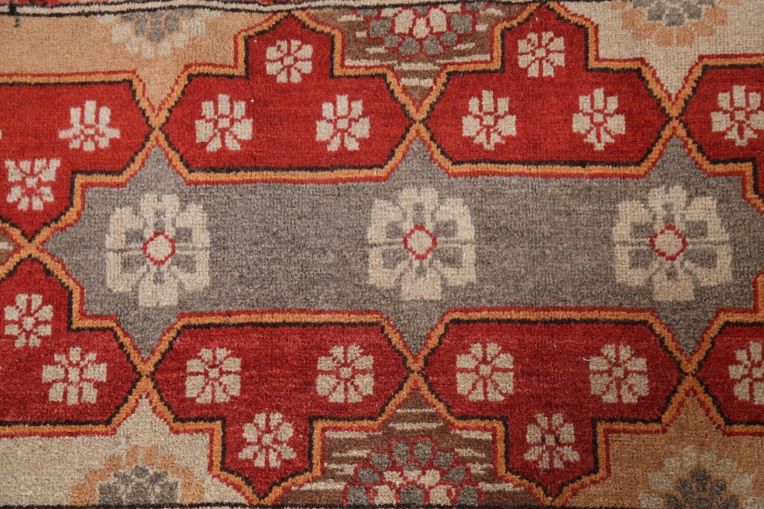 Pre-1900 Antique Vegetable Dye Agra Rug 10x14
