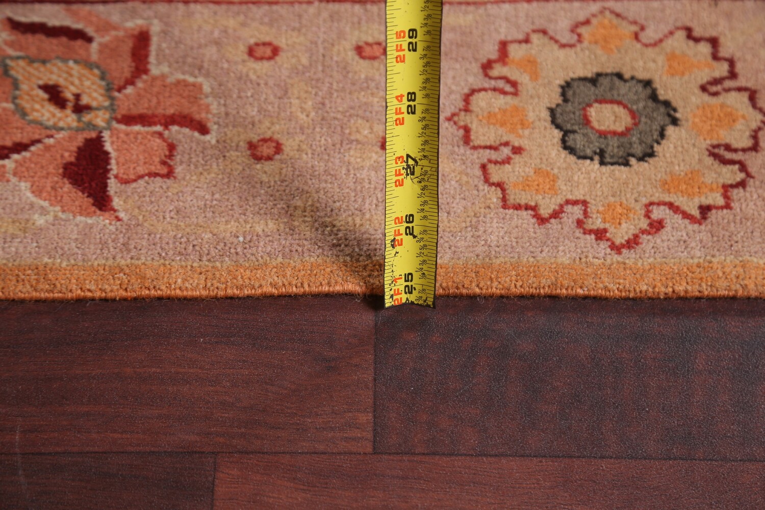 Pre-1900 Antique Vegetable Dye Agra Rug 10x14