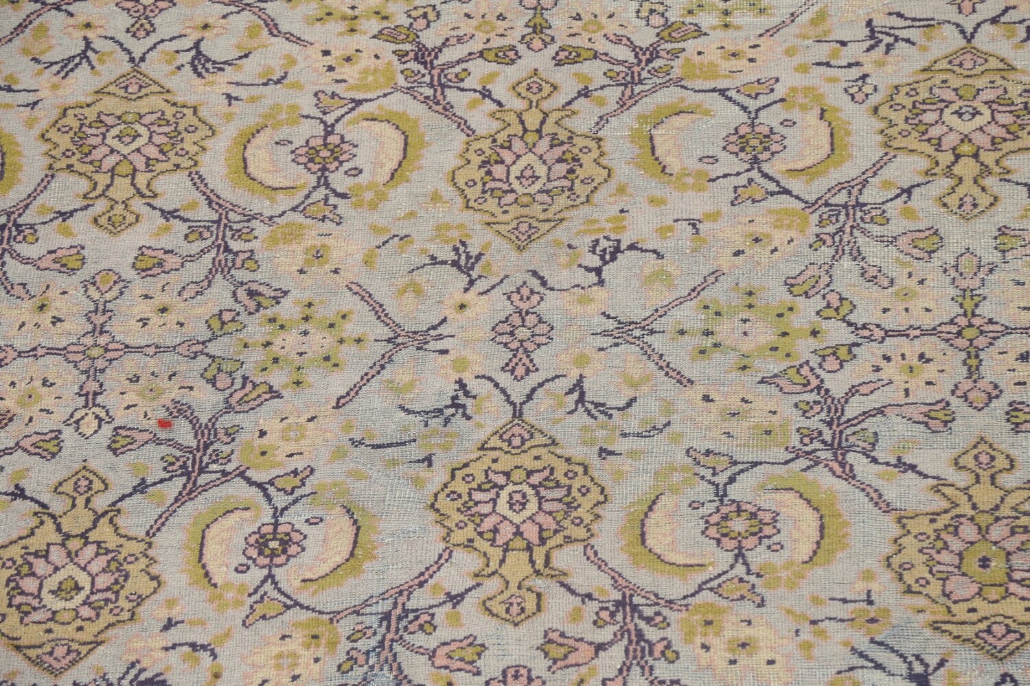 Pre-1900 Antique Vegetable Dye Sultanabad Persian Area Rug 8x13