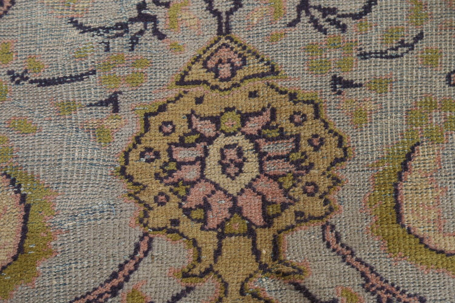 Pre-1900 Antique Vegetable Dye Sultanabad Persian Area Rug 8x13