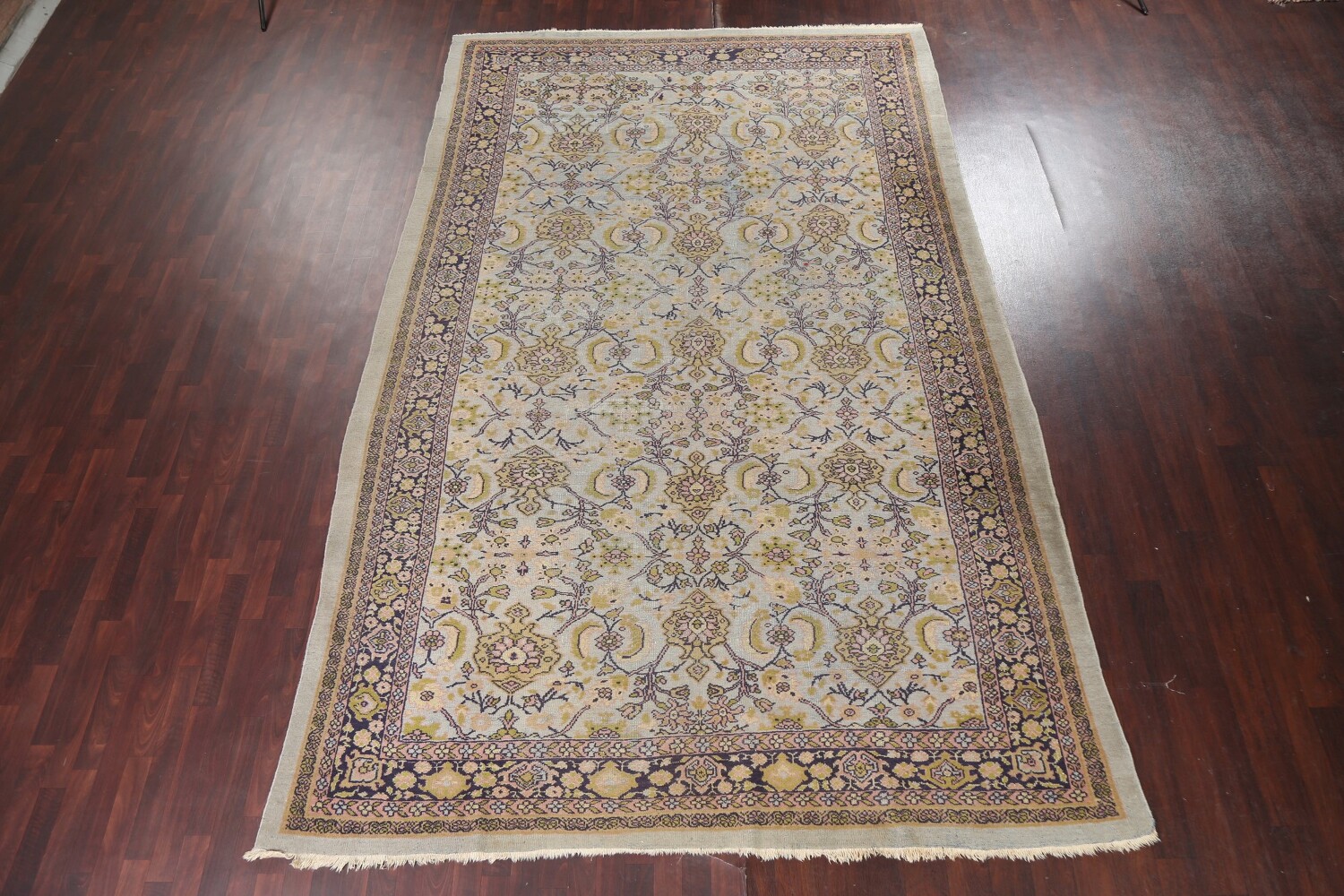 Pre-1900 Antique Vegetable Dye Sultanabad Persian Area Rug 8x13