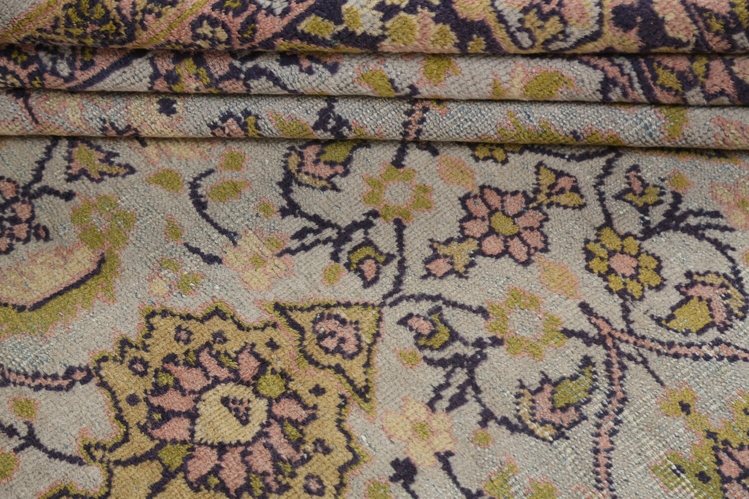 Pre-1900 Antique Vegetable Dye Sultanabad Persian Area Rug 8x13