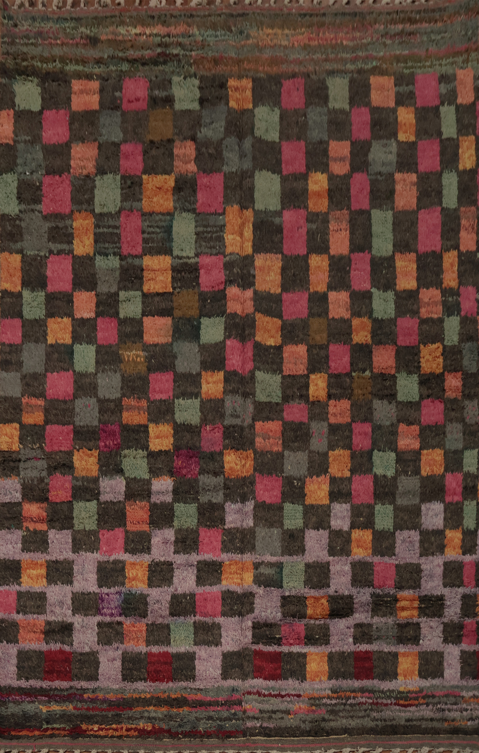 Checkered Moroccan Oriental Area Rug 8x11