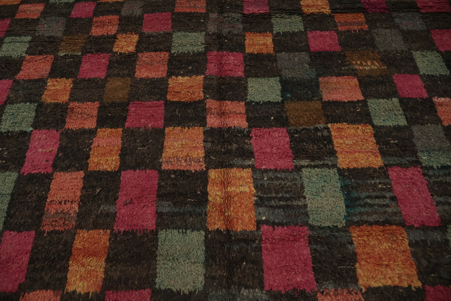 Checkered Moroccan Oriental Area Rug 8x11