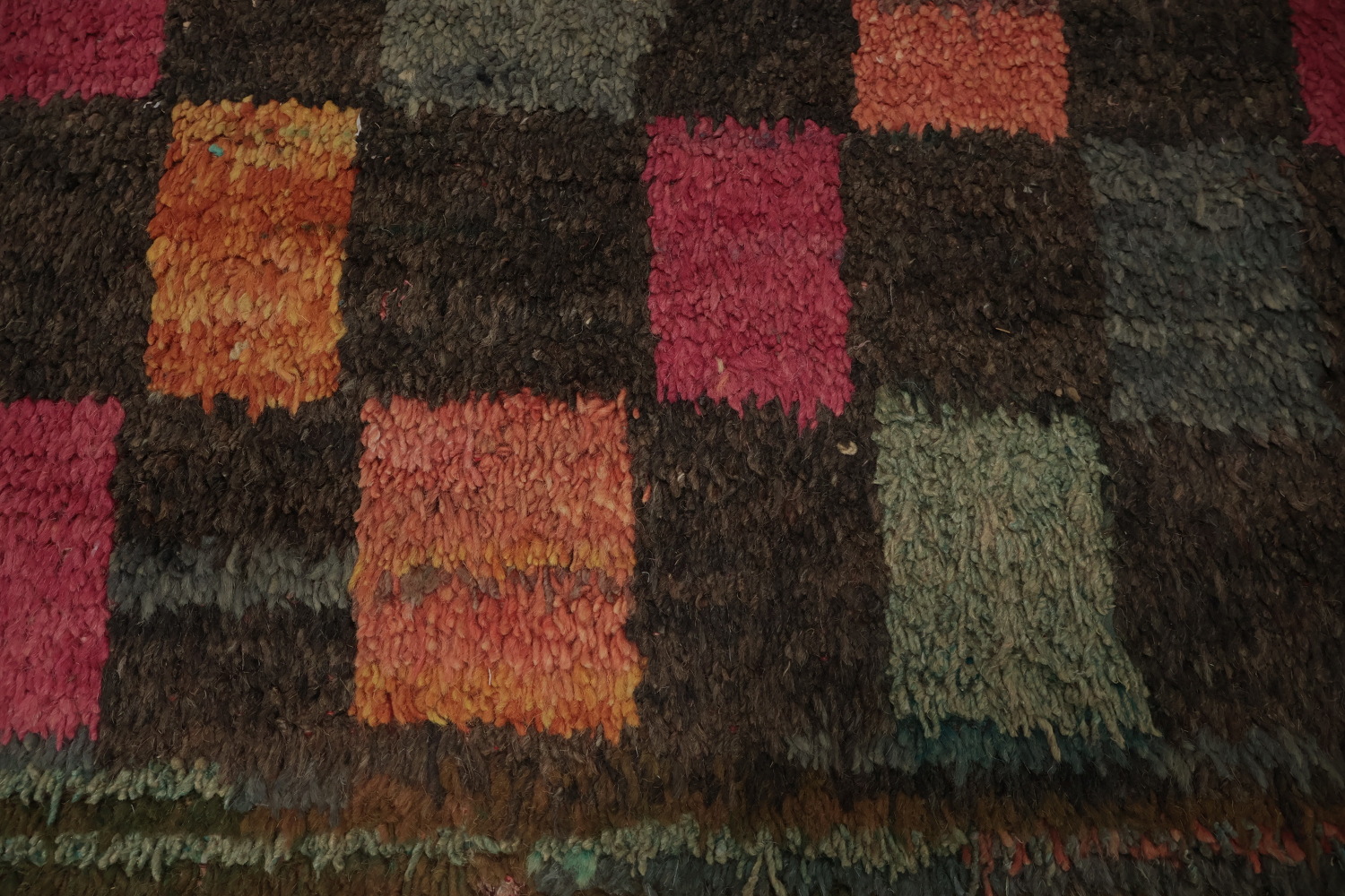 Checkered Moroccan Oriental Area Rug 8x11