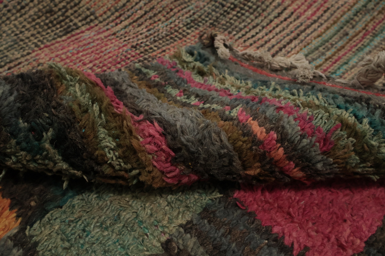 Checkered Moroccan Oriental Area Rug 8x11