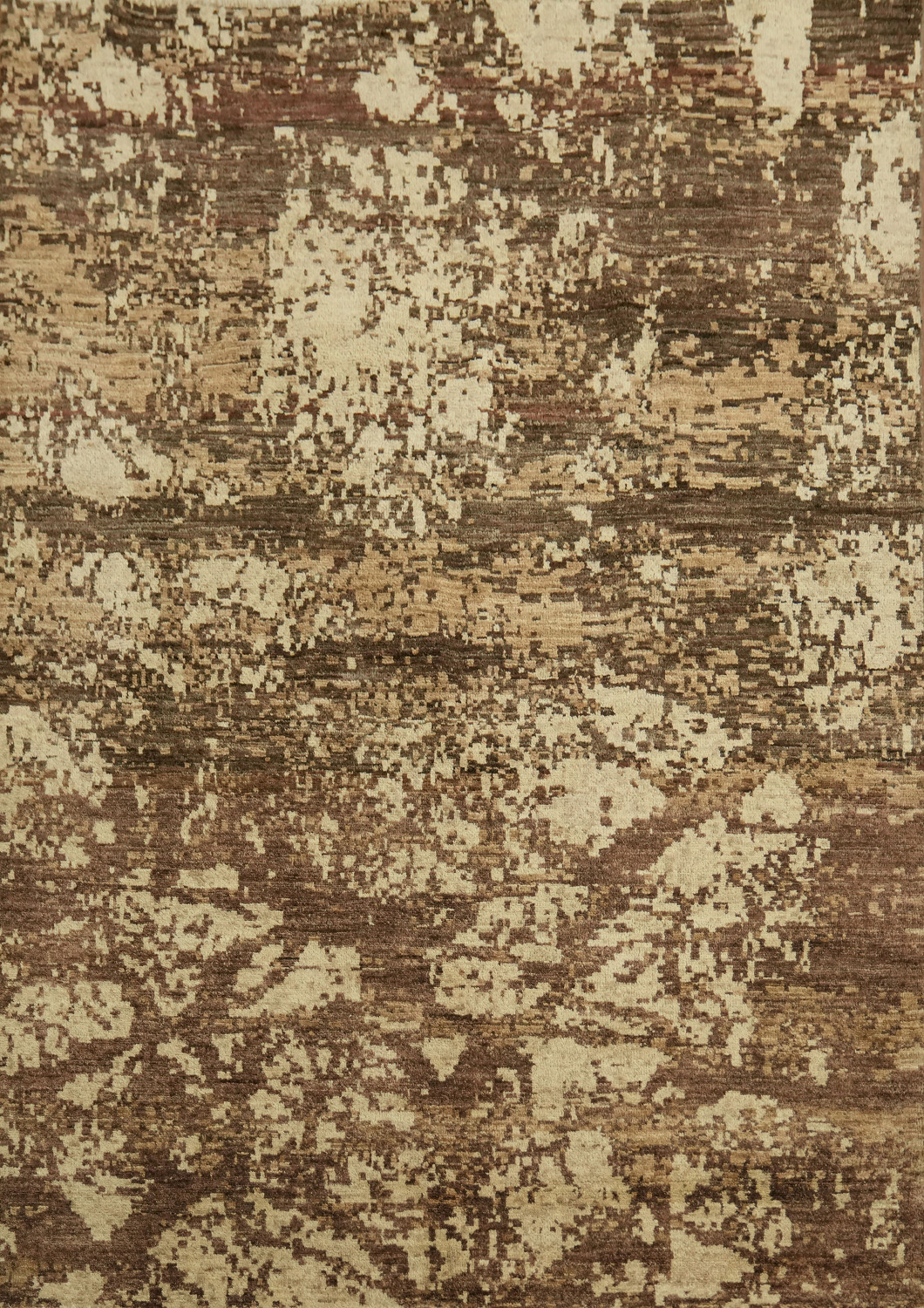 Vegetable Dye Abstract Oriental Area Rug 5x7
