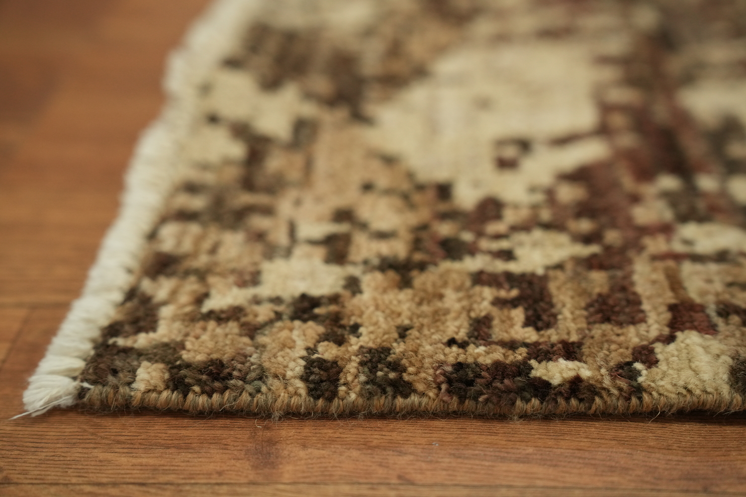 Vegetable Dye Abstract Oriental Area Rug 5x7