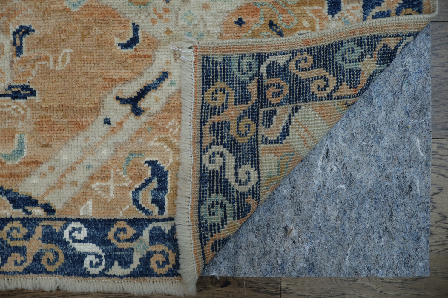Vegetable Dye Oushak Turkish Area Rug 5x6