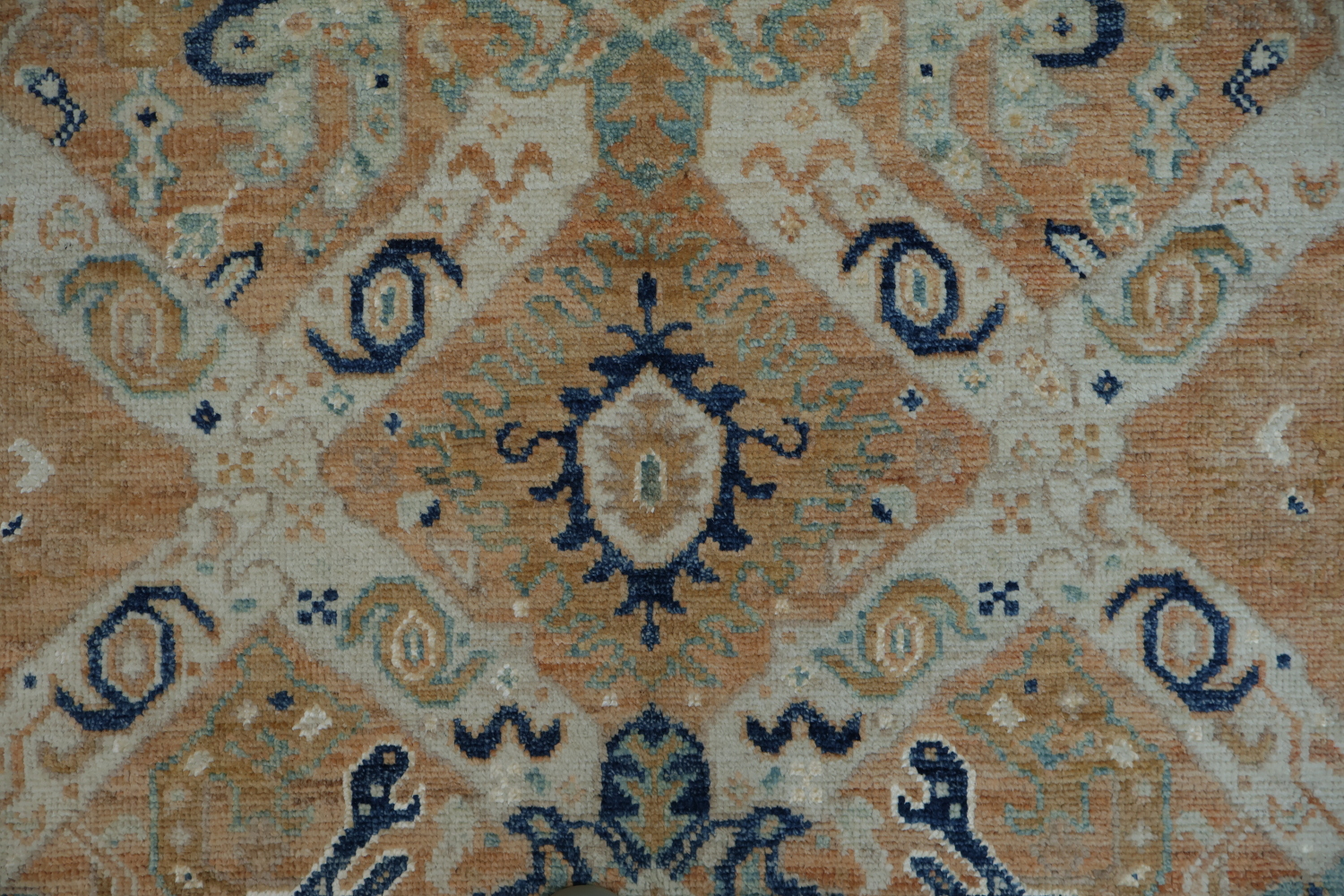 Vegetable Dye Oushak Turkish Area Rug 5x6