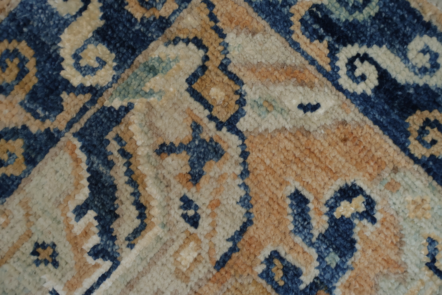 Vegetable Dye Oushak Turkish Area Rug 5x6